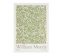 Animato William Morris Willow Picture, Botanical Flower Poster, Fruit Floral Pattern Print, Nature Home Decor, Archival Matte, A4 (Print Only) - 29.7x21cm