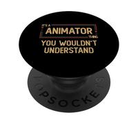 Animator | Animation funny job saying PopSockets Adhesive PopGrip
