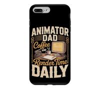 Animator Dad Coffee and Render Time Daily Case for iPhone 7 Plus/8 Plus