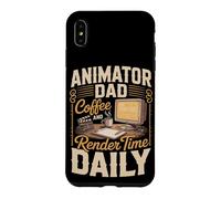 Animator Dad Coffee and Render Time Daily Case for iPhone XS Max
