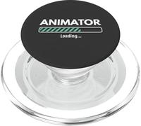 Animator Loading Studying Animation PopSockets PopGrip for MagSafe