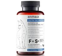 animaux Gastro Balance for Cats - 90 chewable tablets - dietary supplement with probiotics to support gastrointestinal tract, digestion, for diarrhea, constipation and bloating
