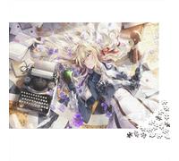 Anime 1000 Piece Adult Jigsaw Puzzles Violet Evergarden Festive Gifts Family Challenging Educational Challenge Home Decoration for Home Decoration Gifts 1000pcs (75x50cm)