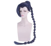 Anime 130cm Long Wigs Scissor Seven Dark Blue Long Braiding Cosplay Wig Hair Halloween Costume Party Wigs Adult