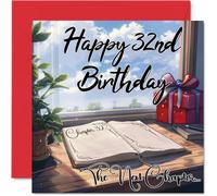 Anime 32nd Birthday Cards for Woman Men, The Next Chapter