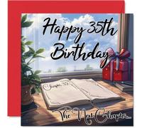 Anime 35th Birthday Cards for Woman Men, The Next Chapter