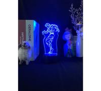 Anime 3D LED Light Night Club Atmosphere Decor Baki The Grappler Baki Hanma Kids Room Lava Lamp