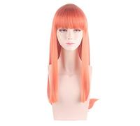 Anime 90cm Silence Suzuka Pretty Derby Orange Red Long Straight Wig With Bangs Synthetic Hair Halloween Party Wigs For Women