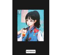 Anime Aesthetic Korean Girl Waifu Kawaii Egirl Kpop G82469 Notebook: 6x9 120 Pages, Journal, Matte Finish Cover, Lined College Ruled Paper, Planner, Diary