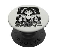 Anime Aesthetic Sleepless Night Retro 80s 90s City Pop Style PopSockets Adhesive PopGrip
