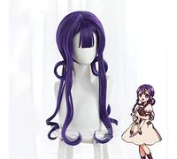 Anime Akane Aoi Purple Long Wig Cosplay Costume Jibaku Shounen Toilet-bound Hanako-kun Synthetic Hair Women Wigs