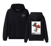Anime Akira Hoodie Casual Pullover Sweatshirt Outwear Akira Shoutarou Kaneda Cosplay Sweatshirt for Unisex Adult
