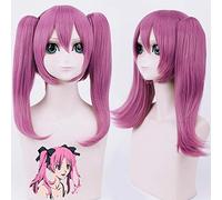 Anime Akuma No Riddle Haru Ichinose Cosplay Wig Purple Synthetic Hair Withtwo Claw Clip Ponytail for Women Costume Wigs Perucas