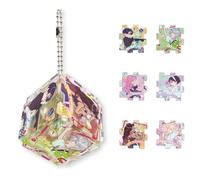Anime Alien Stage Duet Series Mystery Blind Bag Acrylic Keychain, Officially Licensed Puzzle Piece Couple Gift (Whole Set, Contains All of 6 Characters)