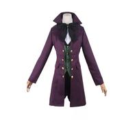 Anime Alois Trancy Cosplay Costume Outfits Uniform Halloween Party Full Set,Purple-S