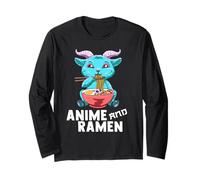 Anime and Ramen Aesthetic Ramen Baphomet Long Sleeve T-Shirt