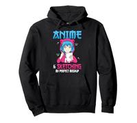 Anime And Sketching My Perfect Mashup Anime Art Drawing Pullover Hoodie