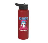Anime and Sketching My Perfect Mashup Anime Art Drawing Stainless Steel Insulated Water Bottle