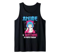 Anime and Sketching My Perfect Mashup Anime Art Drawing Tank Top