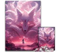 Anime And Wolf Jigsaw Puzzles for Adults 1000 Difficult Puzzles for Adults for MotherS Day Birthdays Christmas 1000 PCS(75x50cm)