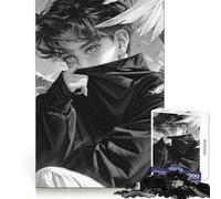 Anime Angel Boy 1000 Teenager Pieces Jigsaw Puzzle Boost Memory Happy Idle Time Quality Cut Chic Xmas Gift (50x75cm)