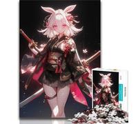 Anime Angel Girl Adult Jigsaws 1000 Piece,Educational Game Challenge Toy Wall Decoration Unique Birthday And Xmas Gifts (38x26cm)