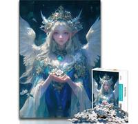 Anime Angel Jigsaw Puzzles for Adults 1000 Piece Puzzle,for Educational Game Challenge Toy for Is Ideal As A Gift for The Whole Family (75x50cm)