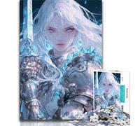 Anime Angel Jigsaw Puzzles for Teenagers,Family Game Stress Reliever Difficult Challenge Artists Collection,Fine Art (38x26cm)