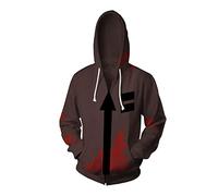 Anime Angels of Death Cosplay Zip Hoodie Isaac Foster Long Sleeve Cardigan Zack Sweatshirt Angels of Death Hoodie