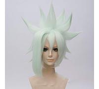 Anime Aotu World Grey Cosplay Wig Short Heat Resistant Fiber Hair Halloween Party Costume Play Wigs