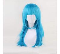 Anime Aotu World Lemon Cosplay Wigs With Bangs Long Straight Synthetic Hair Halloween Costume Party Role Play Wig MZ-1154