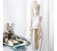 Anime Arknights Cosplay Wig 120cm Long Curl Heat Resistant Synthetic Hair Peruca Party Costume Wigs+ Wig Cap
