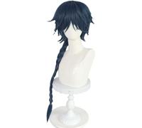 Anime Arknights Rhodes Island Mr.Nothing Cosplay Wig Ponytail Braid Long Ponytail Hair Halloween Party Role Play+Wig Cap