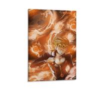 Anime Art Poster JoJos Bizarre Adventure Print Unique Wall Decor Manga Style Artwork Vibrant Colors Character Portrait Perfect for Home Office And Gift Ideas Gift 16x24inch(40x60cm) Framed