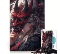 Anime Assassin Girl 1000-piece Puzzle for Teenagers Mind Skill Fun Uniform Size Precise Pieces Relaxing Indoor Group Activity (38x52cm)