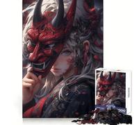 Anime Assassin Girl Jigsaw 1000 Pieces for Teenagers Cognitive Boost Slow Leisure Tight Lock Thoughtful Xmas (38x26cm)
