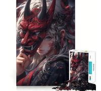 Anime Assassin Girl Jigsaw Puzzles1000 Pieces Recall Skill Fun Professional Grade Cutting Thoughtful Gift for Mind Activity (38x26cm)