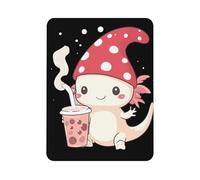 Anime Axolotl Milk Tea Car Air Fresheners Scent Cards Square