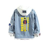 Anime Banana Fish Demin Jacket Hoodie Ash Lynx Cosplay Jeans Jacket Men Women Harajuku Button Down Jeans Coat