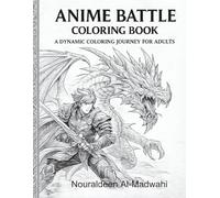 Anime Battle Coloring Book A Dynamic Coloring Journey for Adults: 60 Epic Anime Battle Illustrations for Stress Relief, Creativity, and Artistic Expression