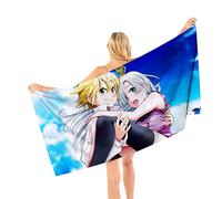 Anime Beach Towels The Seven Deadly Sins: Wrath of the Gods 3D Printed Swimming Towel for Pool, Bath, Yoga, Gym, Travel