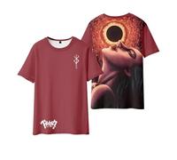 Anime Berserk Guts Graphic T-Shirt Men's 3D Manga Print Fashion Street Loose Clothing Street T-Shirt