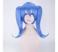 Anime BERYL AND SAPPHIRE Cosplay Wig Beryl Sapphire Robot Beryl Blue and Green Cosplay Heat Resistant Synthetic Wig Halloween Green