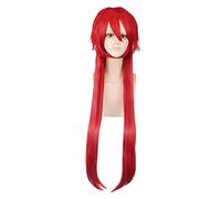 Anime Black Butler Grell Sutcliff Red Long Wig Cosplay Costume Heat Resistant Synthetic Hair Men Women Cosplay Wigs