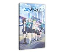 Anime Blue Archive The Animation Poster 1 Canvas Poster Wall Art Decor Print Picture Paintings for Living Room Bedroom Decoration 12x18inch(30x45cm)