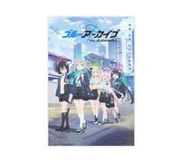 Anime Blue Archive The Animation Poster 1 Canvas Poster Wall Art Decor Print Picture Paintings for Living Room Bedroom Decoration 12x18inch(30x45cm)