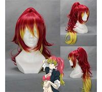 Anime Blue Exorcist Women Kirigakure Shura Cosplay Wigs Ao No Exorcist Role Play Kirigakure Shura Long Chip Ponytails Hair Wig