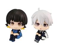 Anime Blue Lock Figures - Isagi Yoichi, Chigiri Hyoma Bachira Meguru, Nagi Seishiro Figurines - PVC Model Decoration Desktop Collection for Blue Lock Anime Fans (Nagi & Bachia 11cm (2 Piece Set))