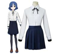 Anime Bocchi the Rock Cosplay Costume Yamada Ryo Role Play JK Uniform Sets Pleated Skirt Outfit Ijichi Nijika Halloween Dress Up Sailor Suits