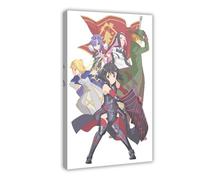 Anime BOFURI： I Don't Want to Get Hurt, So I'll Max Out My Defense Poster 2 Canvas Poster Wall Art Decor Print Picture Paintings for Living Room Bedroom Decoration 24x36inch(60x90cm)